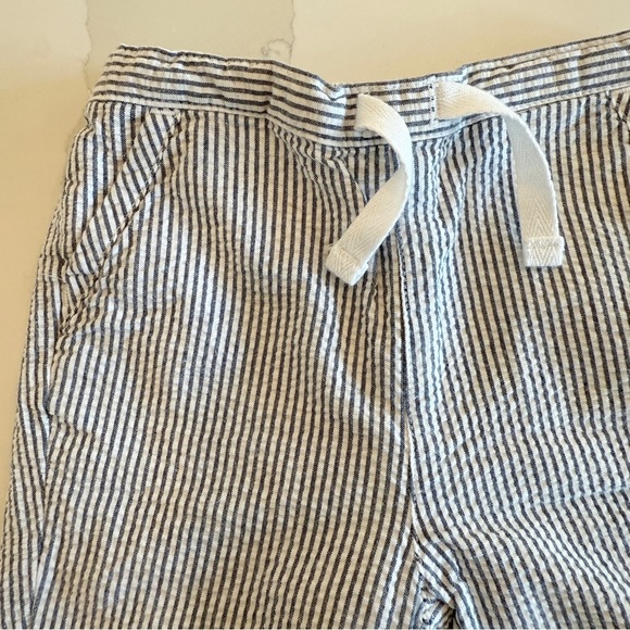 Janie and Jack Infant Striped Seersucker Pants 3-6 Months Blue 100% Cotton - Picture 2 of 7